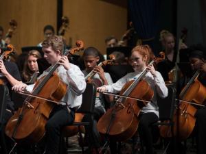 High School Cellists Play With the UL Symphony Orchestra